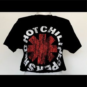 Red hot chilli peppers crop top